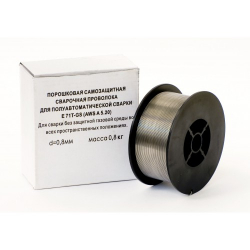 Стоимость Проволока порошковая MIG E71T-GS d=0,8 мм (1 кг) в Лучинском